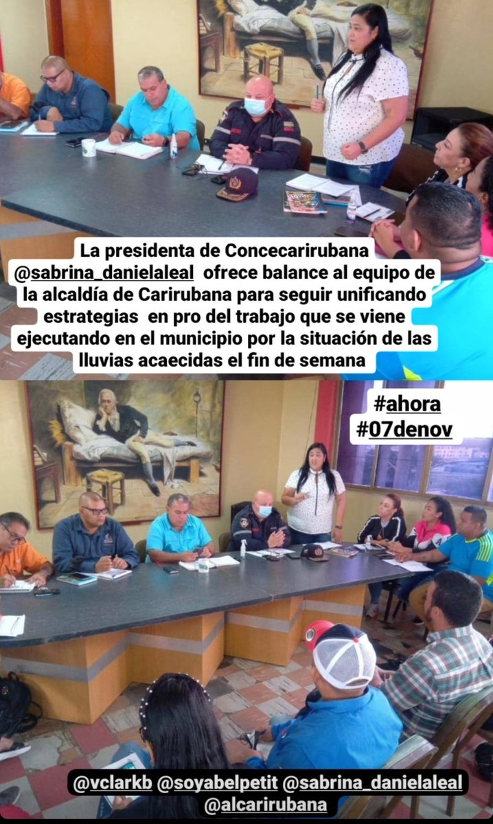 ConceCarirubana's tweet photo. #AHORA #07deNov
La presidenta de Concecarirubana Sabrina Leal ofrece un balance del trabajo llevado a cabo durante el fin de semana.
@alcarirubana2
@soyabelpetit https://t.co/7KOihOzKou