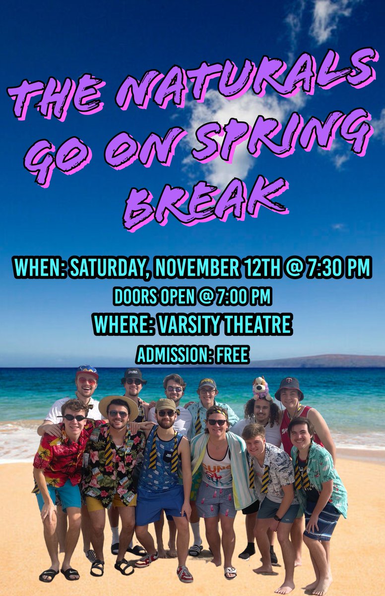 Concert on November 12th! Come with us to the beach!