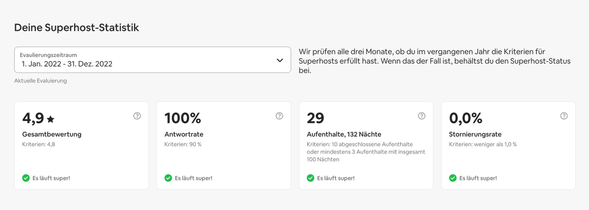 Unser Saison ist beendet und wieder sind wir #superhost geworden - auch dank unserer tollen, naturverbundenen Gästen. Wer seinen Urlaub für das nächste Jahr planen möchte, kann sich unserer Inserat gern ansehen airbnb.de/rooms/3626920.