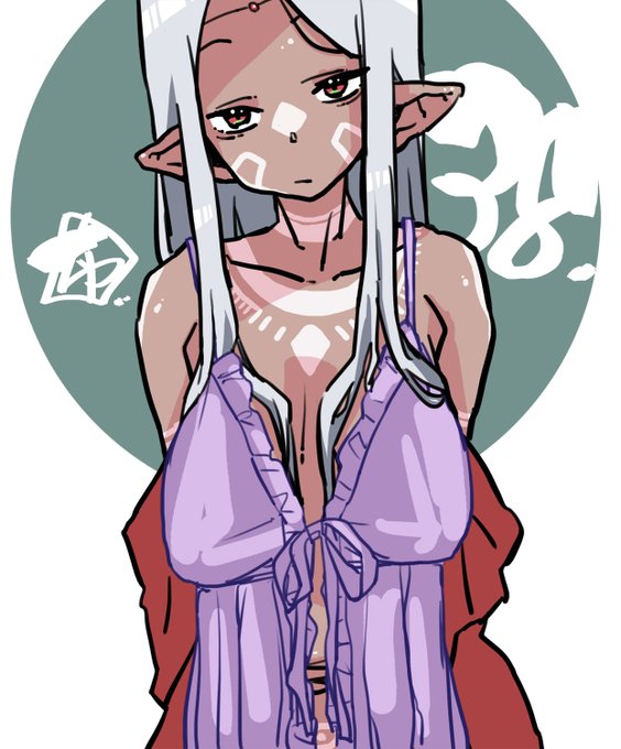 何日続くかな。今日はお仕事はしっかりやるタイプのダークエルフさんでした。 