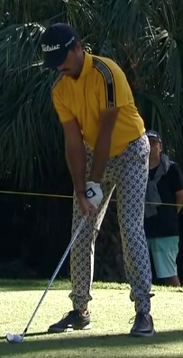 dmillerjr's tweet photo. @NoLayingUp From this week's Pod, I have a worst dressed submission from today's @KornFerryTour Q School. @TronCarterNLU. Sorry @CurtisLuck6 https://t.co/gr0jSLKq1R