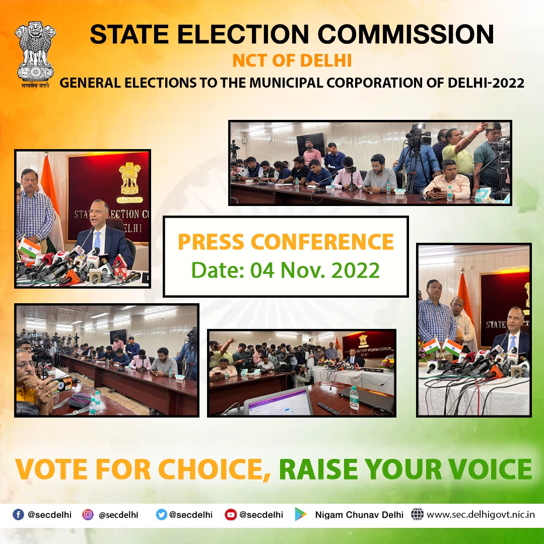 STATE ELECTION COMMISSION DELHI tweet media