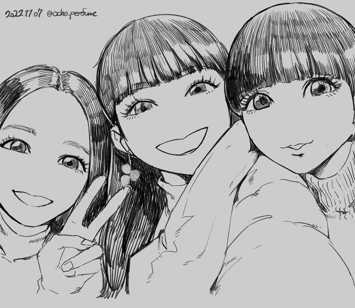 いや 尊すぎたなぁ
#Perfume_fanart 