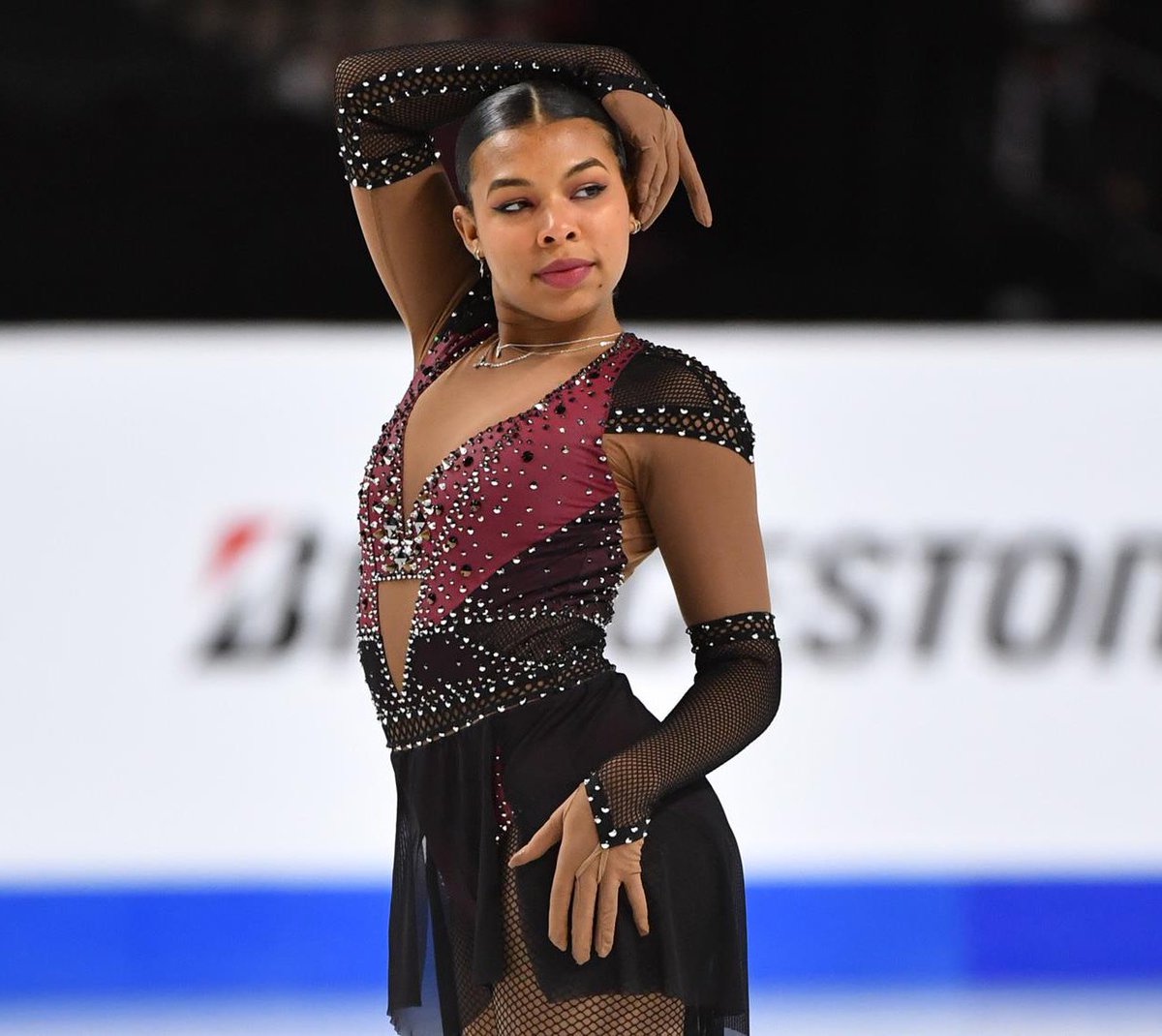 Black excellence! Congratulations to Starr Andrews on becoming the first U.S. Black figure skater to win a Grand Prix Medal 💕