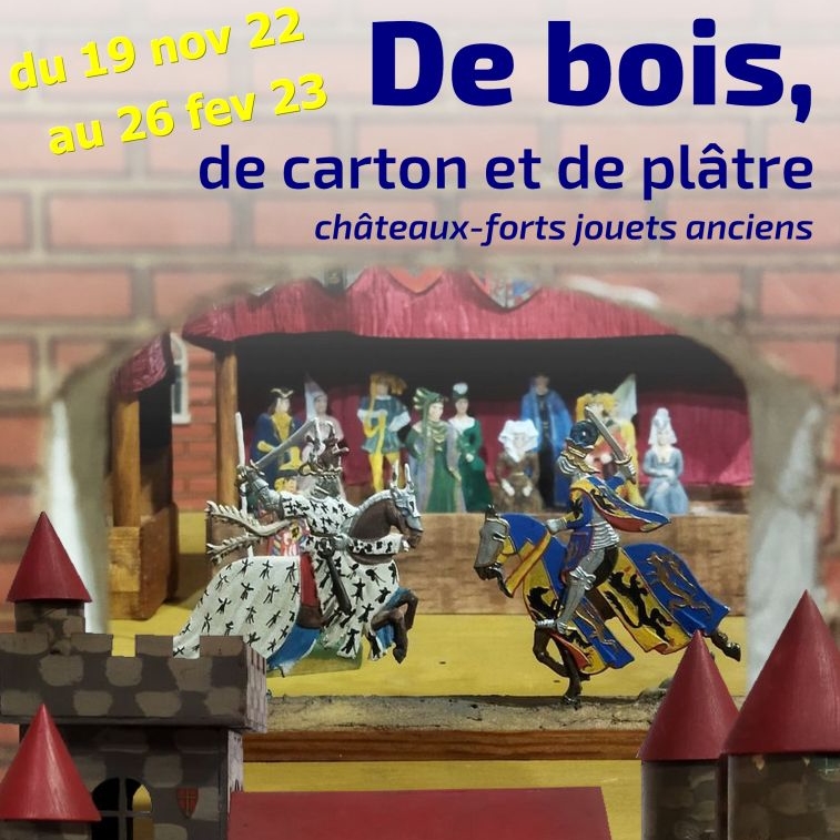 allymes_chateau's tweet photo. À partir du 14 novembre, nous passons aux horaires de basse-saison: nous serons ouverts le mercredi et le WE  de 13h30 à 18h.
À partir du 19 novembre jusqu'au 26 février, EXPO de près de 40 châteaux-forts jouets anciens: De BOIS, de CARTON et de PLÂTRE. 
#aintourisme #allymes https://t.co/J1yiMXcSib