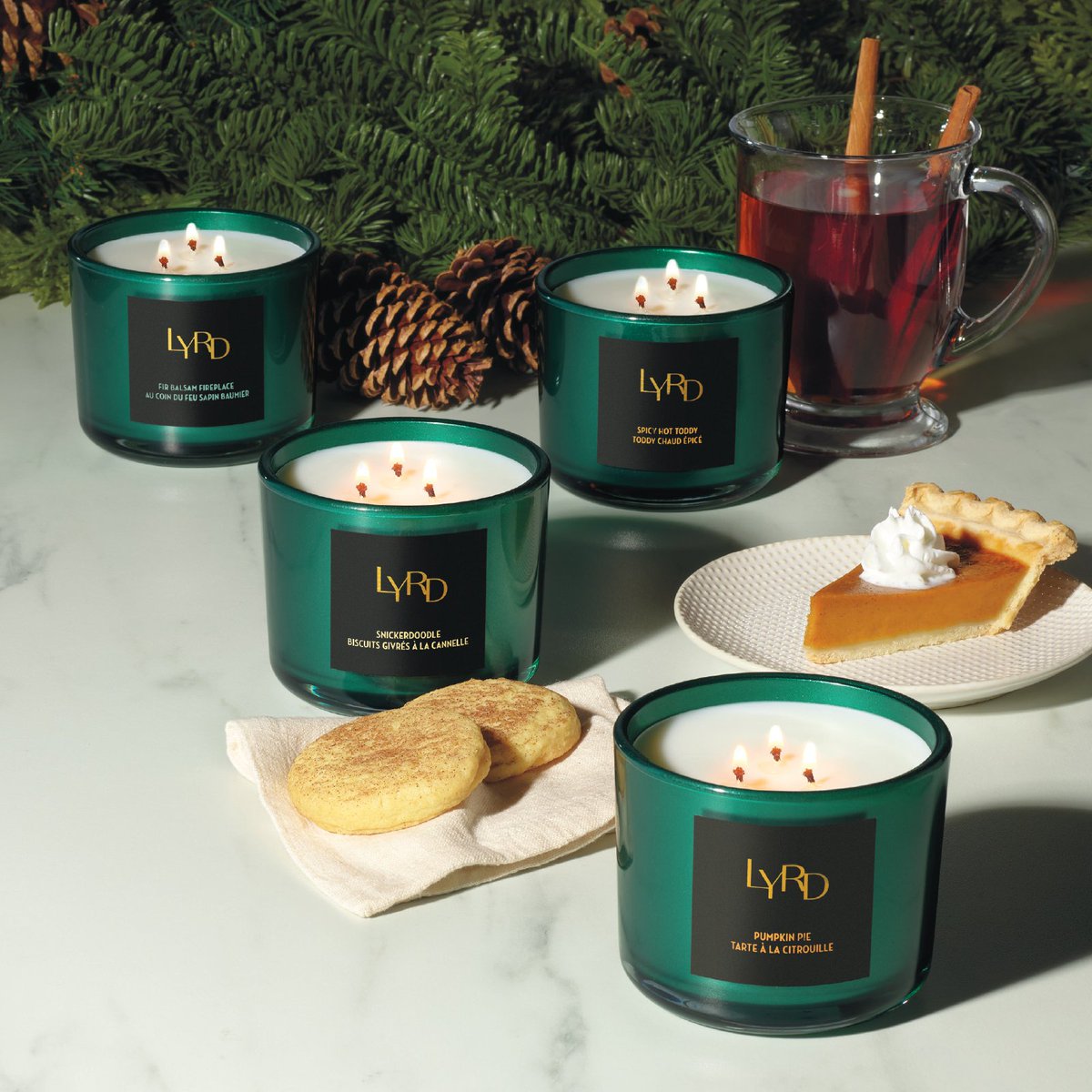 BGsbeautycare's tweet photo. Set a festive mood.
LYRD Candles!
Fir Balsam Fireplace!
Spicy Hot Toddy!
Snicker Doodle!
Pumpkin Pie!
https://t.co/iv311Yfisc
#avoncanada #lyrd #candle #fragrance #christmas #brigittesbeautycare https://t.co/H9lEYcCNRw