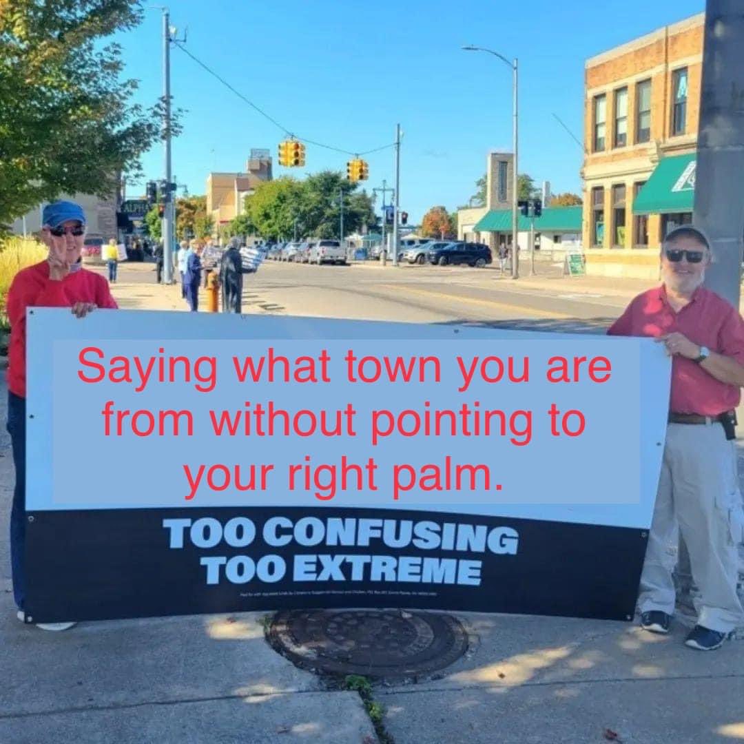 libraryladygrey's tweet photo. If a 100 word proposal is too confusing for you, I wouldn’t advertise it. Here are some examples of things that are too confusing. #YesOn3 #RestoreRoe #PureMichigan https://t.co/Pe8rY8bFlf