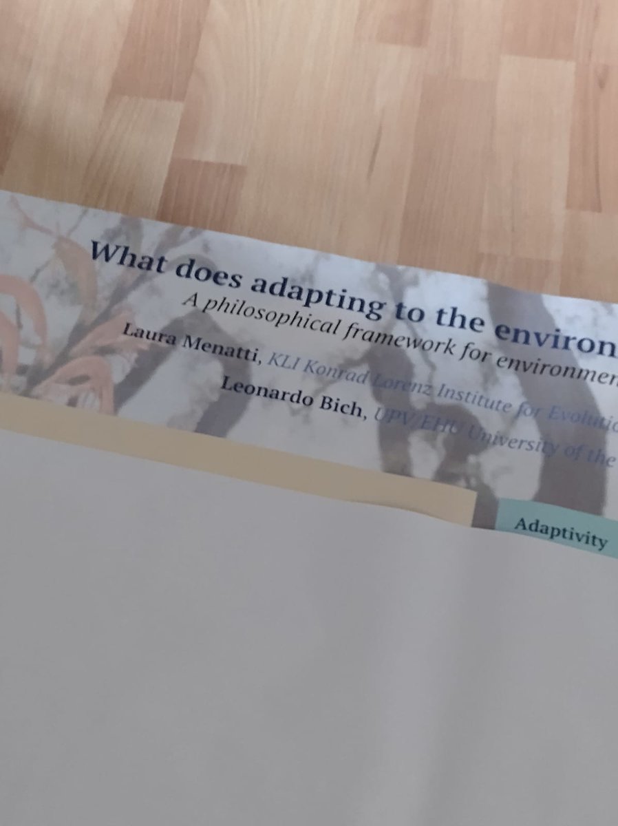 Ready for #PSA2022 poster session 'What does adapting to the environment mean for health?  @Leo_Bich #health #environment #philsci  #Philosophy #adaptation #adaptivity