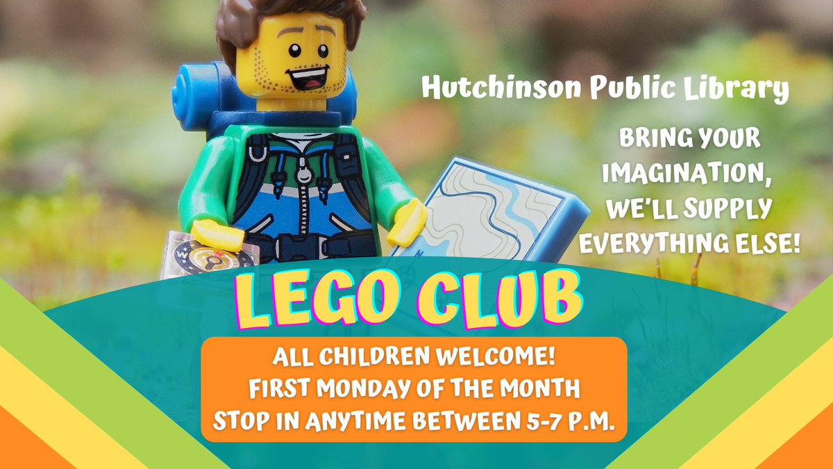 Join us tonight for LEGO Club.  Children of all ages are welcome to stop by between 5-7 PM in the library meeting room to do some creative building!
