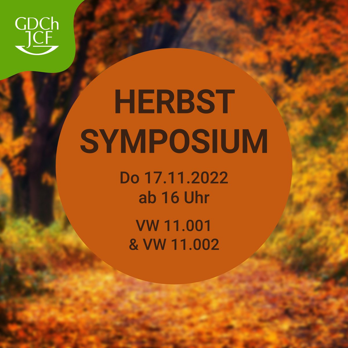 Lernt die chemischen Arbeitskreise und ihre Forschung kennen! Die perfekte Gelegenheit, euch für eure Abschlussarbeit zu informieren 🧪