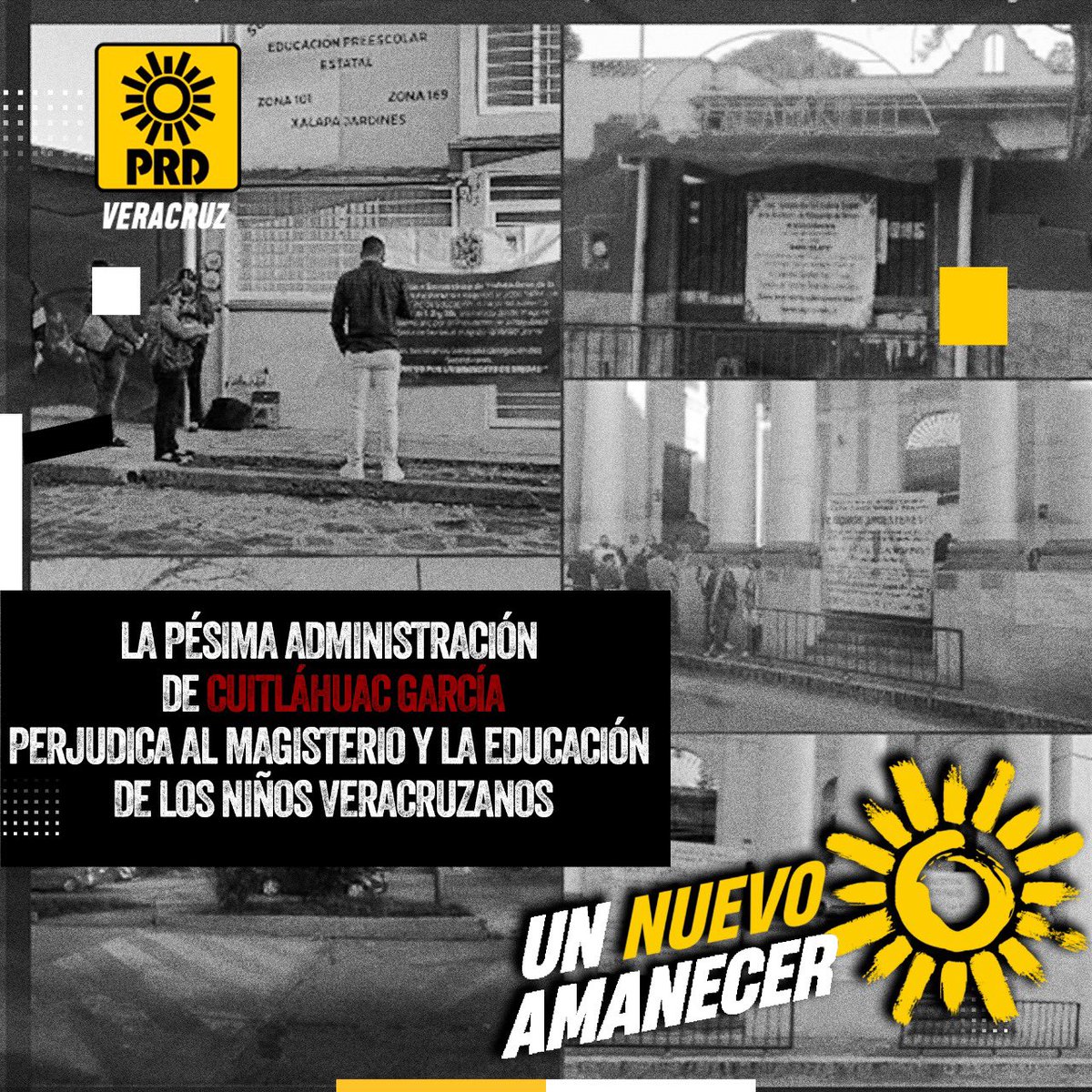 test Twitter Media - Nuestro respaldo y solidaridad con el magisterio veracruzano, quienes luchan por sus derechos, mientras el Gobierno de Veracruz, se queda con su dinero. https://t.co/wjsSumH9Dv