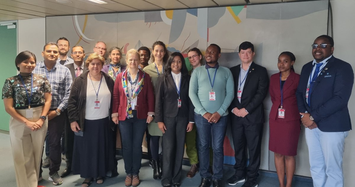 On 27-28 October, <a href="/tu_wien/">TU Wien</a> / <a href="/geodepartment/">Geo @ TU Wien</a> Project Assistant <a href="/pasik_adam/">Adam Pasik</a> presented our global gravity-based groundwater product (#G3P) during the 1st #Space4Water stakeholder meeting at <a href="/UNOOSA/">UNOOSA</a> / <a href="/Space4Water/">Space4Water</a> in Vienna. #groundwater | #soil | #earthobservation | #water | #space