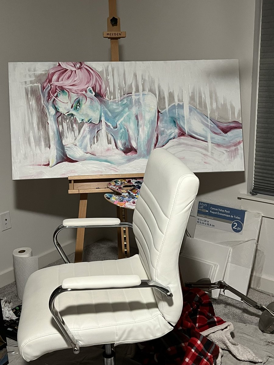 On a painting binge right now! Will have to come back to writing later