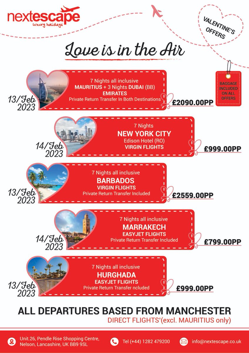 nextescapeuk's tweet photo. 😍 Valentine offers, Tailored with love in mind.... Family packages also available. #nextescape  #valentines https://t.co/TZaEhxFrRd