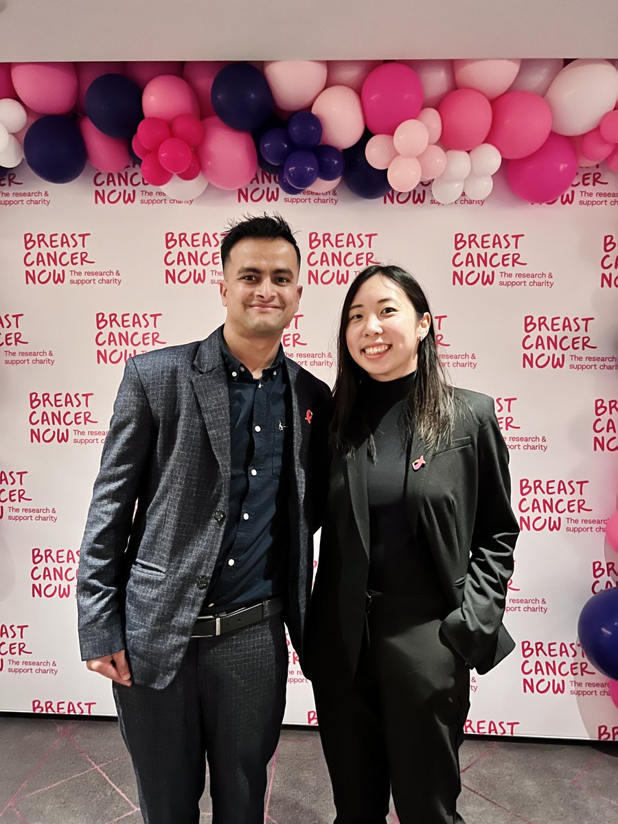 behrens_lab's tweet photo. Members of our lab @SudeepBhushal and @Li1Tran  attended #PinkRibbonBall fundraising event on Saturday. This fundraiser was a big success and will support further research on Breast Cancer. @BreastCancerNow https://t.co/sUhLKzeClT