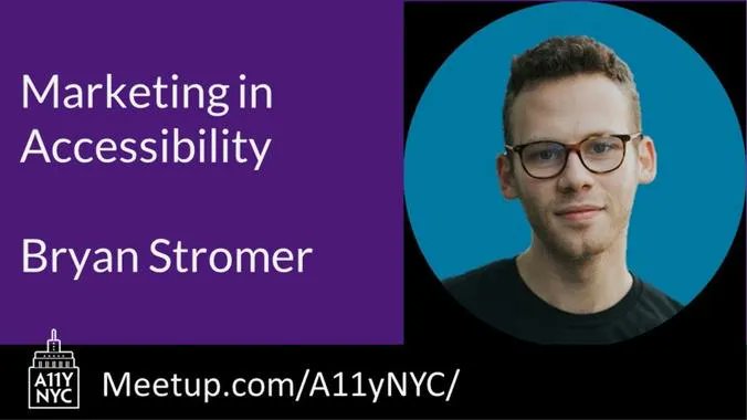 Save the date for the next hybrid @A11yNYC held at @NYPLHeiskell.

Nov 15 at 5:30 PM ET

We'll have @bryanstromer talking about #Marketing in #Accessibility: buff.ly/3FIFn6Y 

#Captioned and approved for <a href="/IAAPOrg/">IAAP</a> CAECs