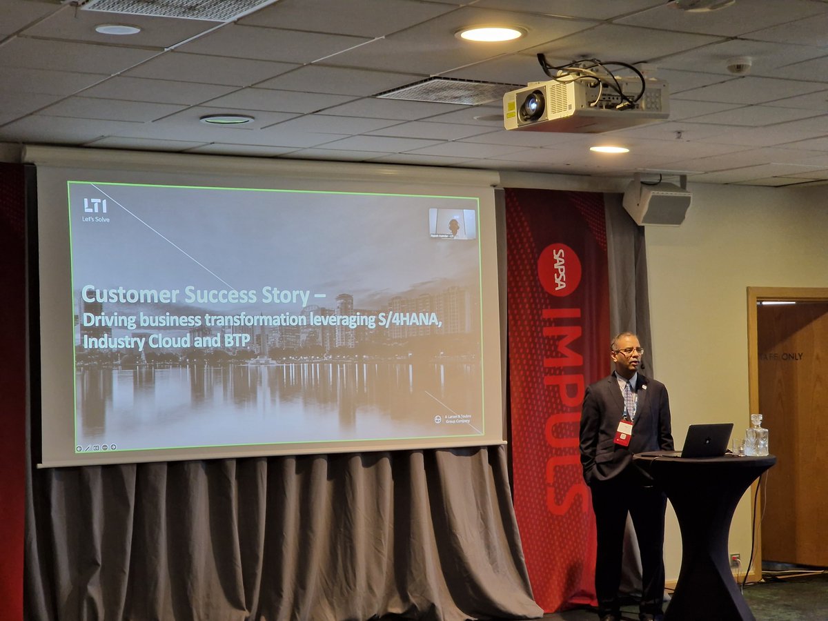ltm_ofcl's tweet photo. It was great sharing first-hand experiences together with @ROCKWOOLGroup on how we digitalized their supply chain operations; sharing experiences on business transformation leveraging #S4HANA #IndustryCloud &amp; #BTP at @SAPSASWE IMPULS 2022. Looking forward to day 2! https://t.co/VjuekBJmQc