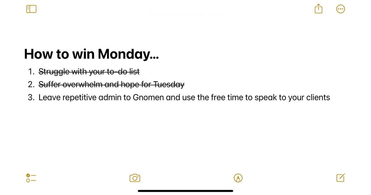 gnomen_software's tweet image. If you&apos;re a busy Sales &amp;amp; Lettings Agent or Property Manager ... win back your Mondays with Gnomen. Your week&apos;s too short for a false start.

Demos are available now! 👇