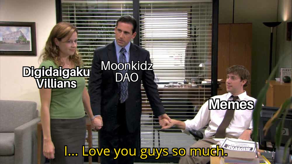 <a href="/gabrielleydon/">Gabriel Leydon</a> Well <a href="/MoonKidzDao/">Moon Kidz 🌙</a> have been the funniest DAO to raid your tweets🌚 
Shoot us a DM!