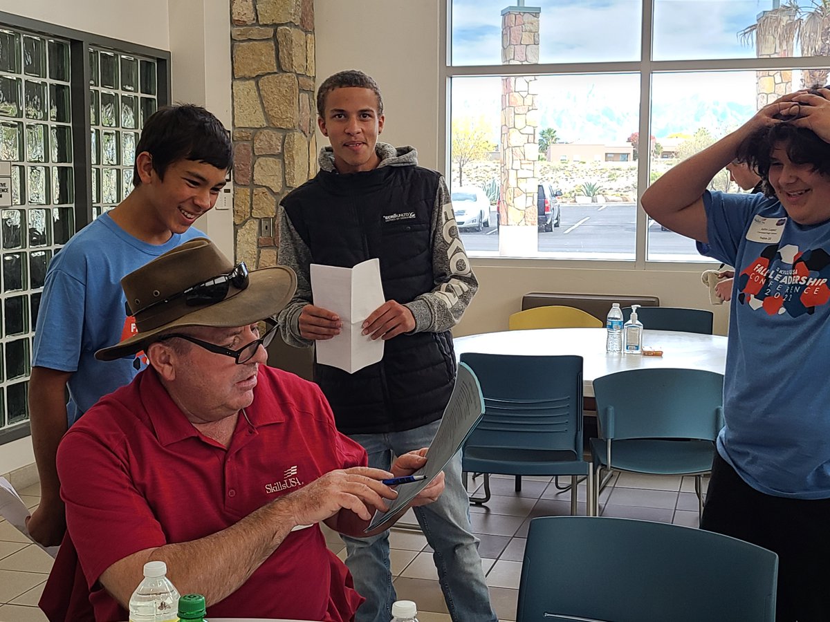 SkillsUSA NM students did an amazing job with the help of our Advisors in completing their Statesmanshio Awards!