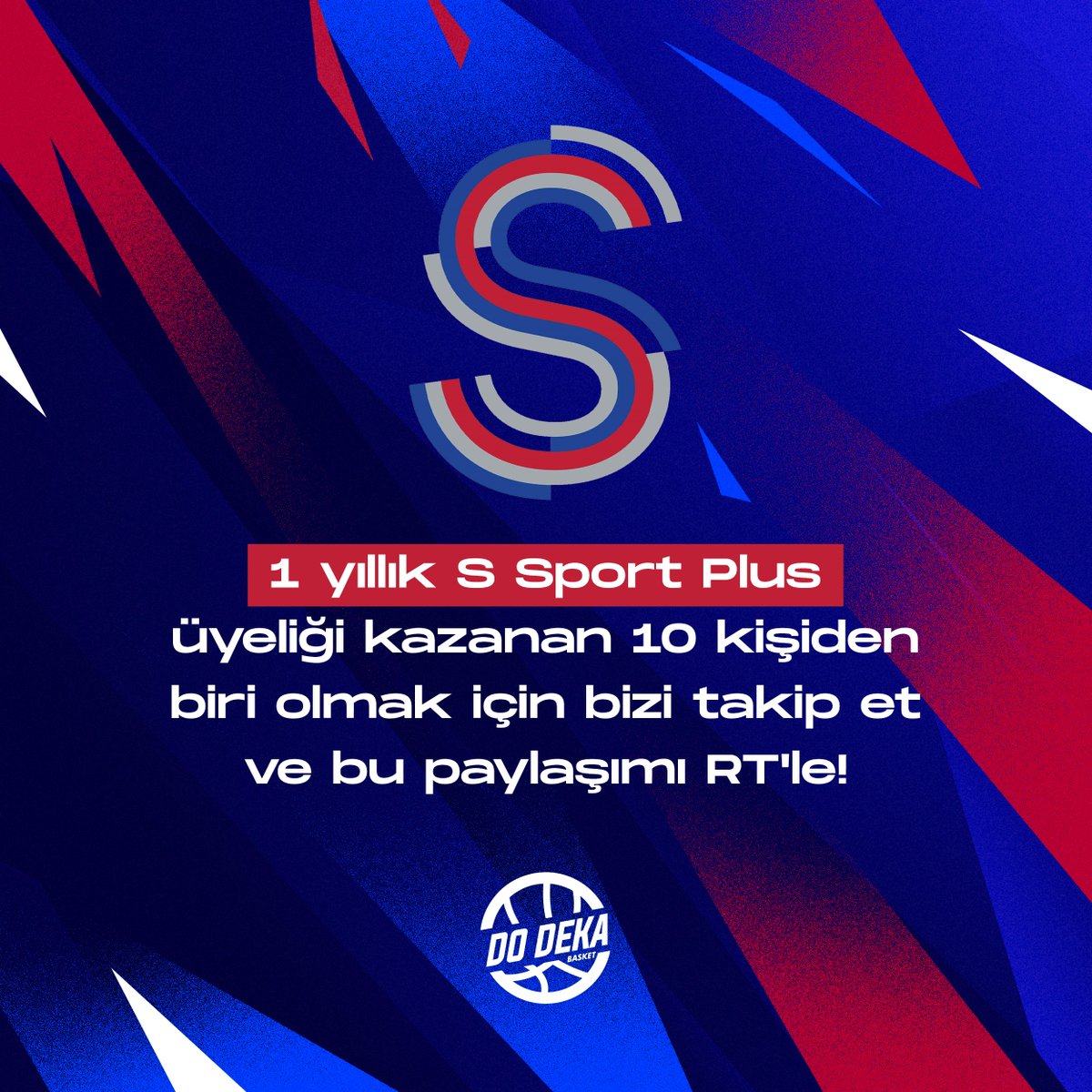 🏀 NBA
🏀 EuroLeague 
🏀 NCAA 

1 yıllık S Sport Plus üyeliği kazanan 10 kişiden biri olmak için bizi takip et ve bu paylaşımı RT'le!