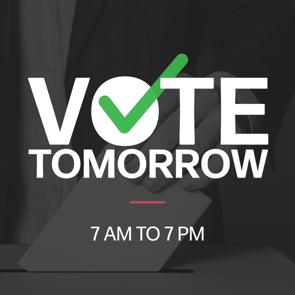 Tomorrow is Election Day! Polls are open from 7 am until 7 pm. Not sure where your polling location is? Find your polling location here: marshallforalabama.com/findmypollingl…