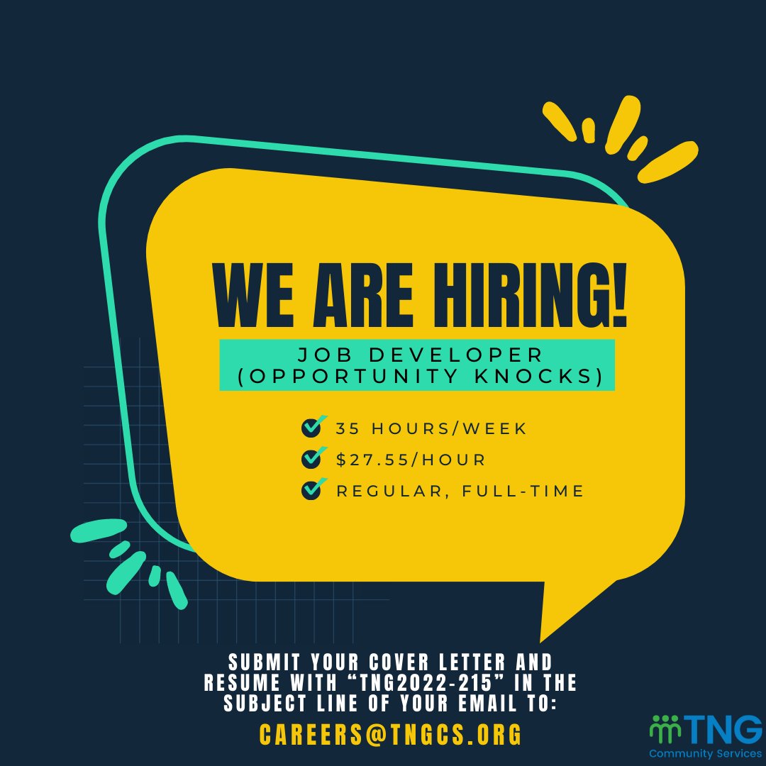 TNG Community Services tweet media