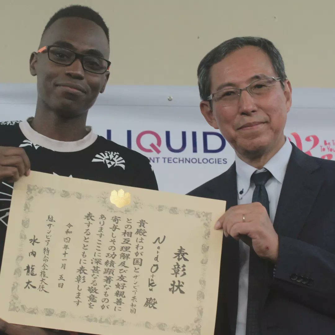 kiddtic's tweet photo. Yesterday at #LsCon2022 The Japanese Ambassador honoured @NerDOtakUzm with a Certificate of Commendation. This one is for the whole team! And I made sure to let them know that this one is theirs for all their hard work and resilience. https://t.co/JA2878OPDW