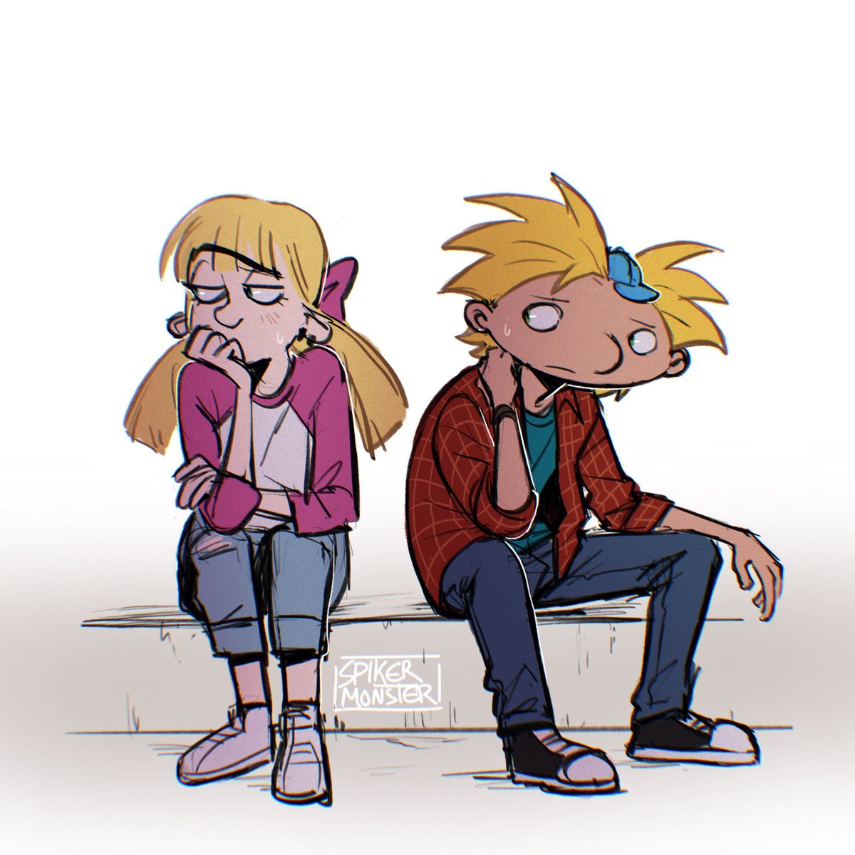 「#heyarnoldhow it started                」|Spike R. Monster 💀のイラスト