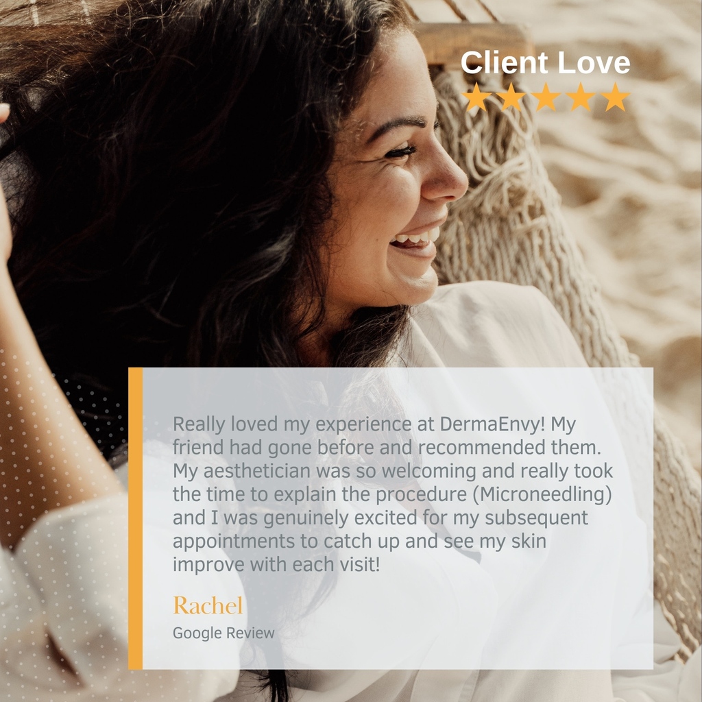 A little client-love to warm our hearts. 🧡 

We LOVE getting reviews from our clients and celebrating their skin-wins with them! A google review is the best thing you can give us to let us know that you've enjoyed your service. 😊