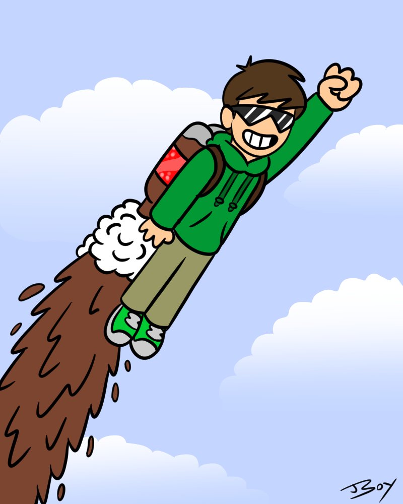 Eddsworld on Twitter "Jetpack? Nah. How about a Colapack instead? 🎨