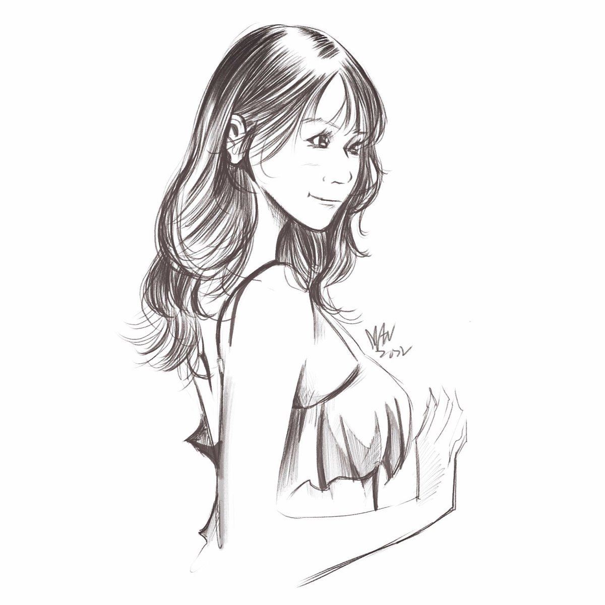 manchiart1's tweet photo. Quick sketch practice #digital   #girl #pencil #drawing #art #artwork #lady #woman #graphite #pencilart #hk #girls #sketches #Ink #inking  #graphites #ipad https://t.co/ihiXInOFWx