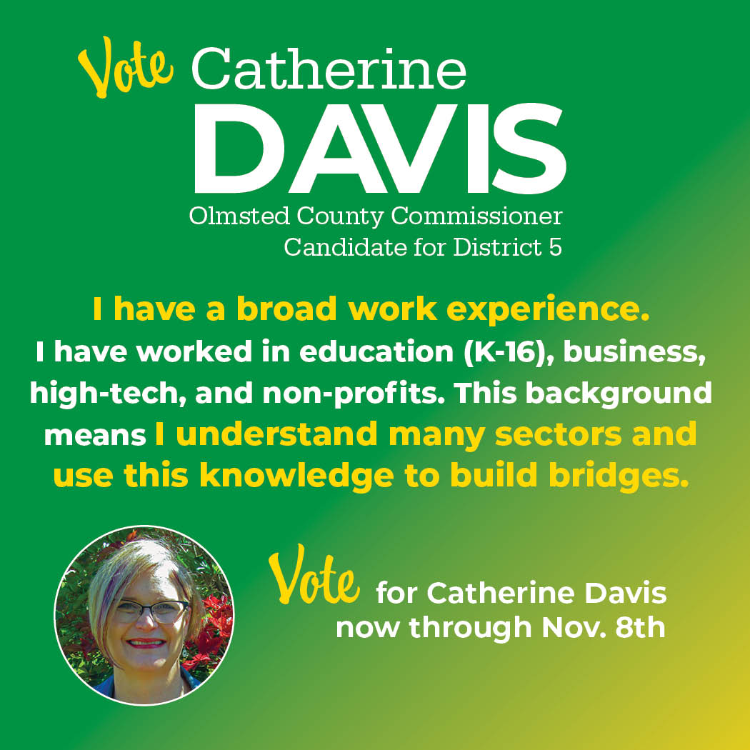 davisforolmsted's tweet photo. As a county commissioner,  I plan to focus on continuing to build bridges when it comes to communication, leadership, and data management. https://t.co/L8iwUNIHr7