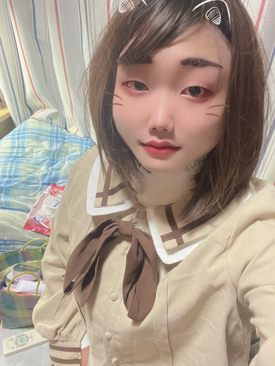tocotoco105105's tweet photo. 久々にメイクと女装した〜
メイクしなさすぎて全然進歩せんな
メス調教してくれるお姉様に会いたい
 
 #ペット募集 
 #調教 
 #メスイキ開発
 #女装好きと繋がりたい 
 #女装子さんと繋がりたい https://t.co/9jSuWARhmy