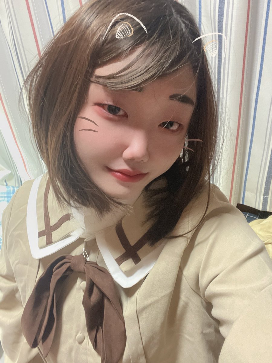 tocotoco105105's tweet photo. 久々にメイクと女装した〜
メイクしなさすぎて全然進歩せんな
メス調教してくれるお姉様に会いたい
 
 #ペット募集 
 #調教 
 #メスイキ開発
 #女装好きと繋がりたい 
 #女装子さんと繋がりたい https://t.co/9jSuWARhmy