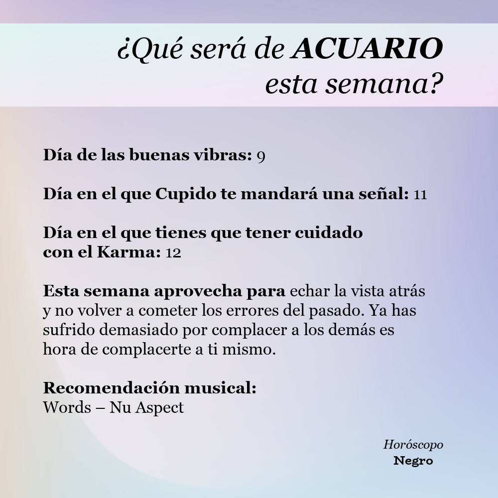 acuario_hn's tweet photo. ¿Qué será de #Acuario esta semana? ✨🔮✨ #horoscoponegro https://t.co/n8s5UT3KEy
