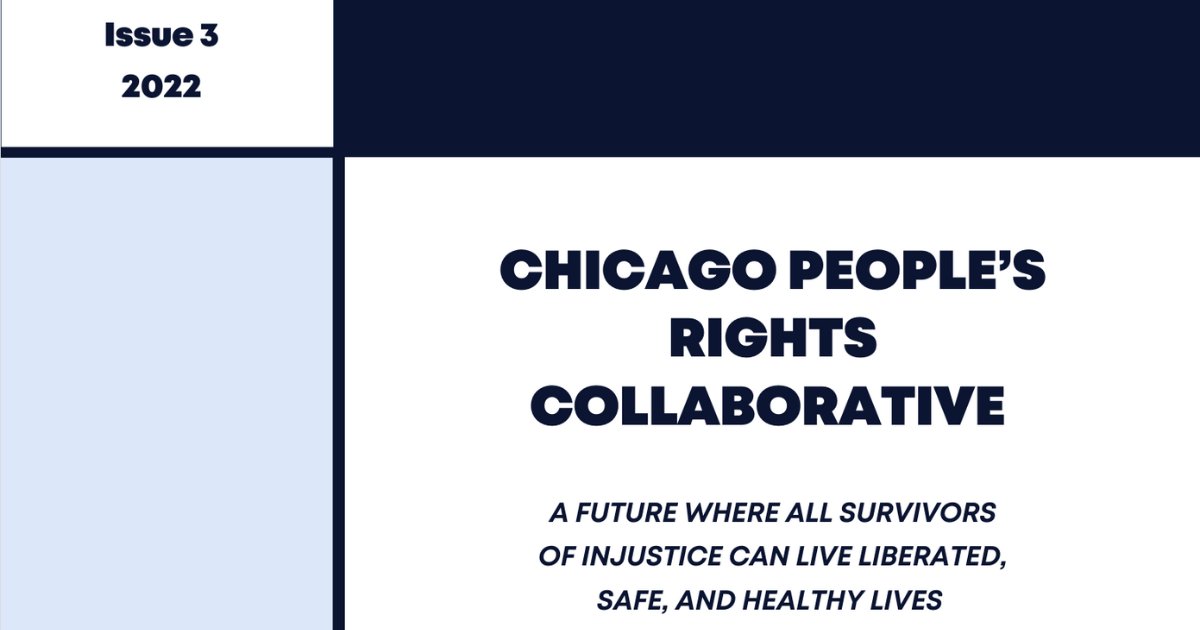 In case you missed it! Check out how the CPRC has been making an impact in Chicago and beyond in the latest issue of our newsletter!

conta.cc/3U8aGMV