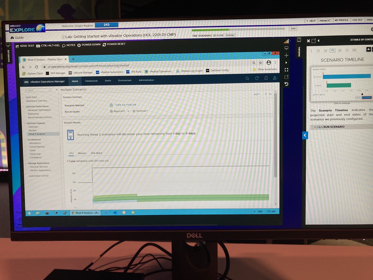 gregormagista's tweet photo. Doing the labs @VMwareHOL #VMwareExplore #ExploreHOL https://t.co/taclUhzMA9