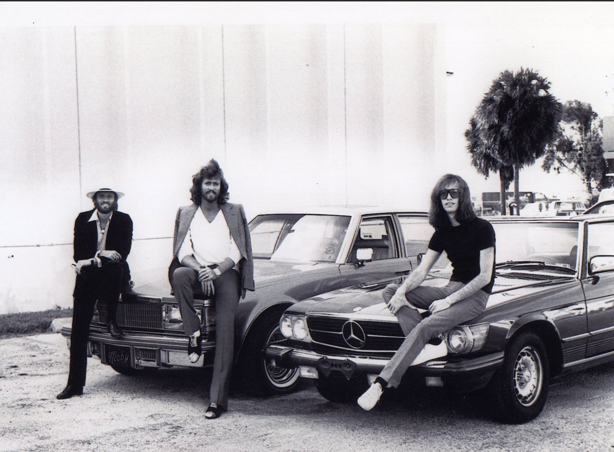 Always traveling in style 😎 Which Bee Gees hits are on your road trip playlist?