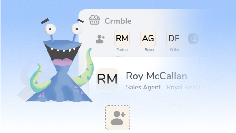 _crmble's tweet photo. New Multicontacts feature + roles officially available. Read all about it here https://t.co/o8LHS52xar https://t.co/LK7k0BTpAy