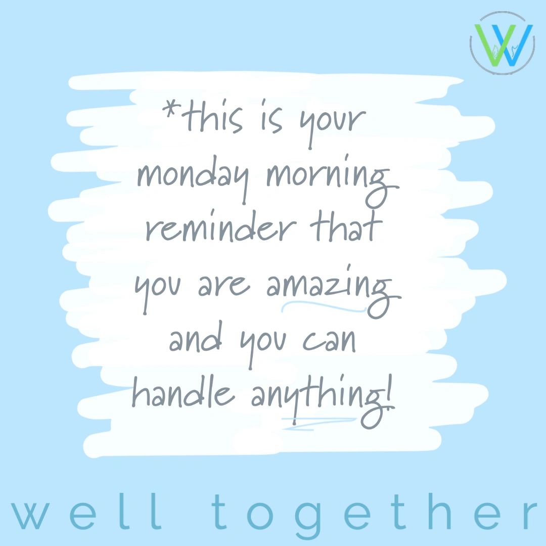 WellTogether1's tweet photo. #noexcusesnovember Happy monday! You got this! Let's GO!๐ค๐ฅ
#goals #strong #amazing #yesyoucan #accountability #welltogether #wearewelltogether #mentalhealth #lifecoach #dailysip https://t.co/L4yvgmEytz