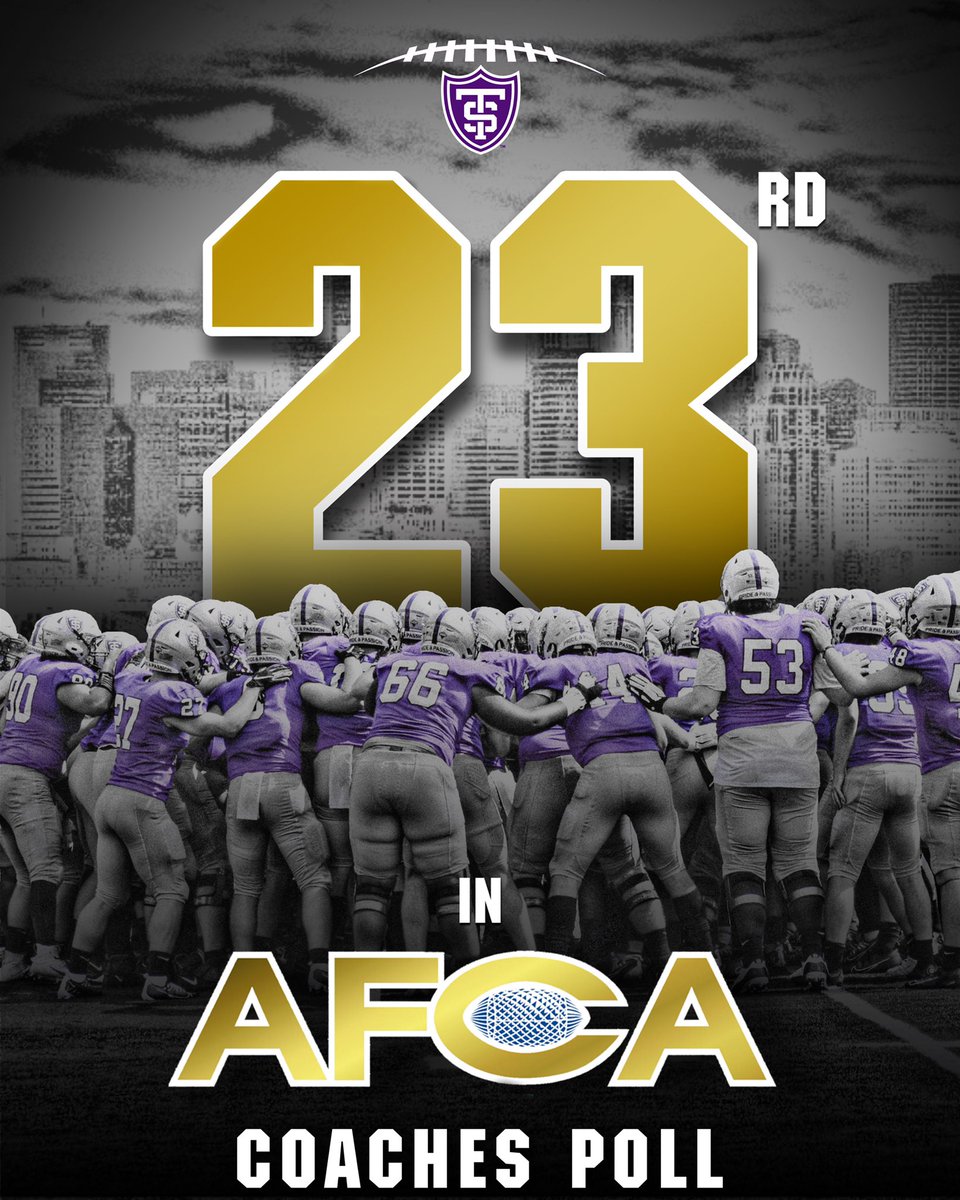 Rising up to 2️⃣3️⃣ <a href="/WeAreAFCA/">AFCA</a> Poll this week! #Pion23rs x #Brotherhood

#Faith | #Family | #Football 🟣⚪️⚫️