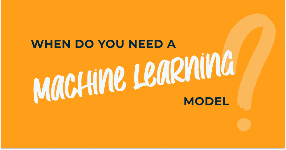 When do you need machine learning? Even if you're not from a #DataScience background, this article will help you understand when a #MachineLearning model is a good fit for your business problem. Includes use cases!

Read: ow.ly/rMNO50LtRzH