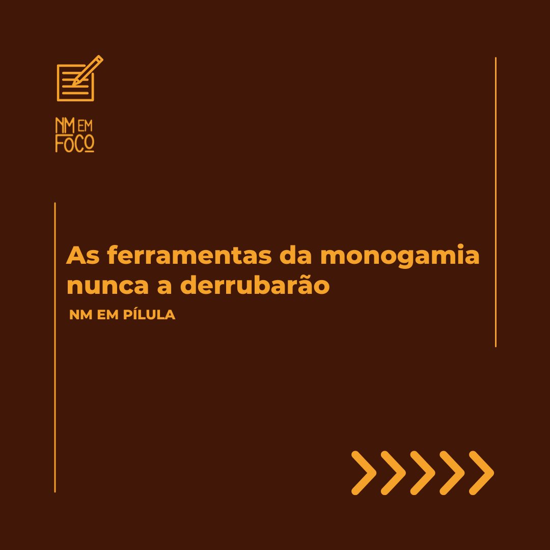 naomonoemfoco's tweet photo. O título parafraseia Audre Lorde, escritora, feminsta negra e ativista. Nos lembra que não é através das próprias ferramentas da monogamia que a vamos desmantelar. https://t.co/ClQ95YZiS2