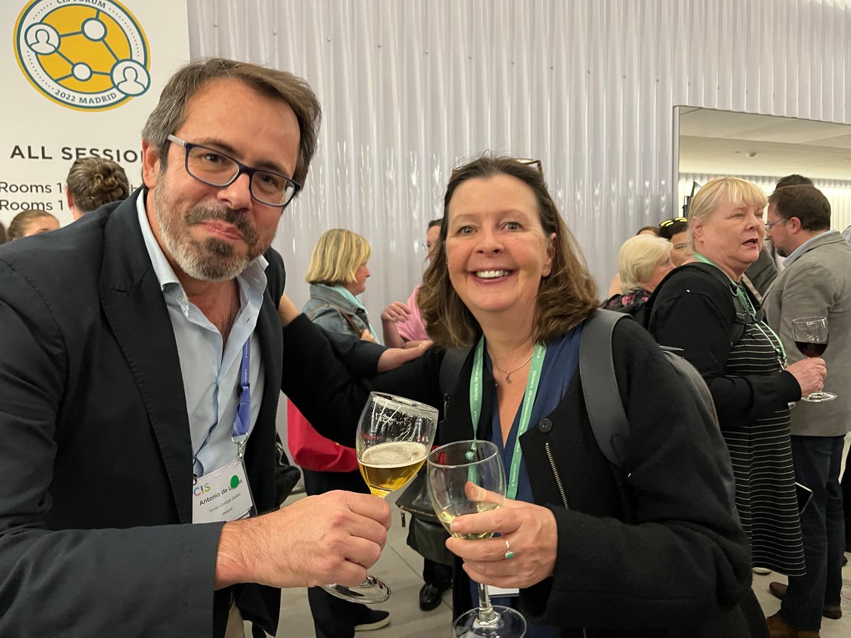 tcdglobal's tweet photo. We were delighted to be back at the first in-person @CISEducation Forum in two years, last weekend in Madrid, with inspiring conferences focused on the new realities of the post-Covid world. The cherry on the cake was the announcement that Dublin will host the 2023 #CISForum! https://t.co/h7D8ktc8AM