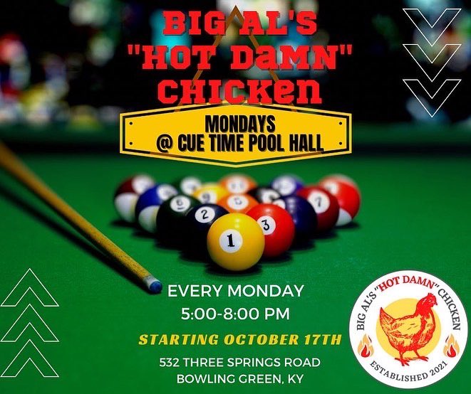 Now back to your regularly scheduled programming! 

#bigalshotdamnchicken #hotdamn #bowlinggreenky #bgky #bgkyfoodtrucks #kyfoodtrucks #bgtight #buylocalbg