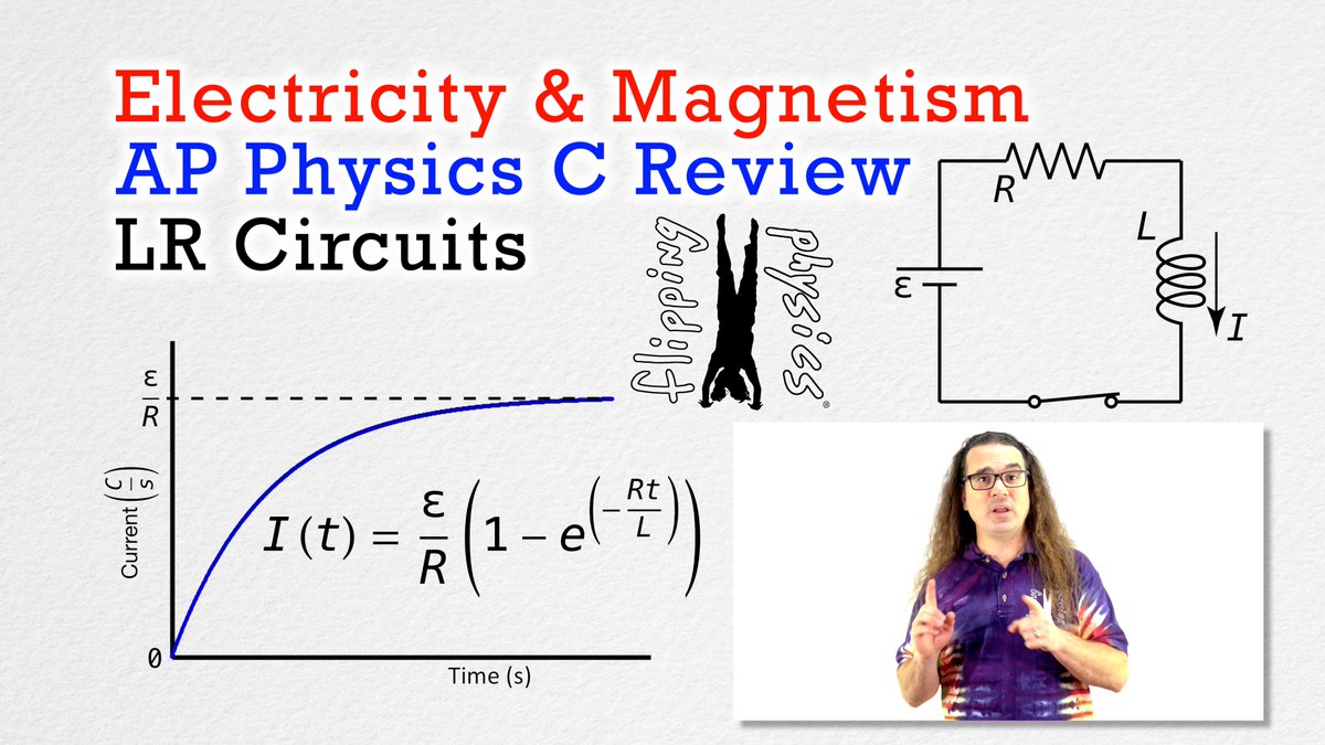 FlippingPhysics's tweet image. NEW VIDEO! - LR Circuits Review
for AP Physics C: Electricity and Magnetism
Check it out, eh! youtu.be/qaxosVUwObg
#LRCircuit #TimeConstant #Derivation