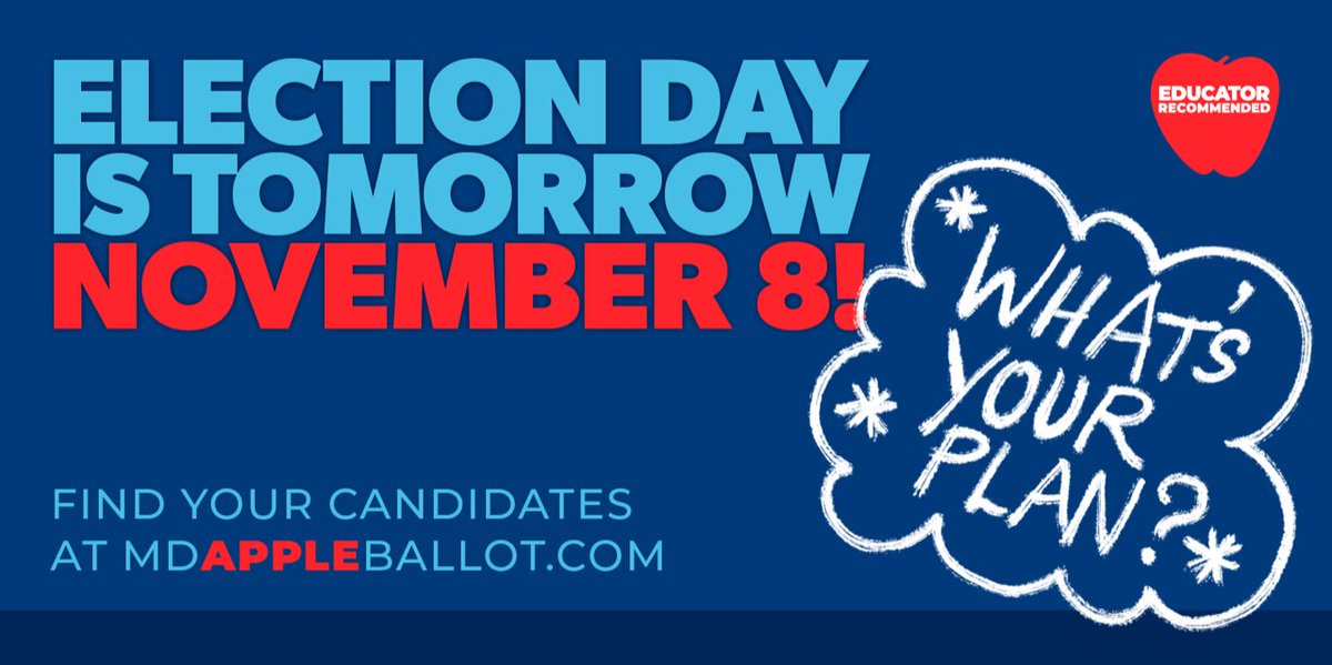 MSEAeducators's tweet photo. It's⏰! When are you heading to your polling place? Do you have your printed or handwritten list of candidates? Have you checked in with your neighbors to see if they need a lift or a walking partner? Your vote matters and so does your neighbors’—even the loud ones upstairs. 🎸 https://t.co/7t2qdI4xWC