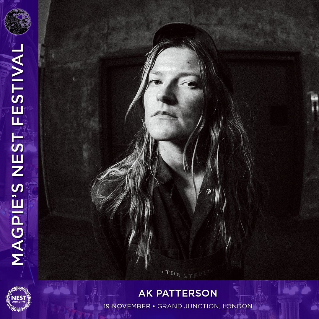AK Patterson (@akpatters) on Twitter photo Can’t wait to be playing at the Magpies Nest for the <a href="/NestFolk/">The Nest Collective 🔥 🎶</a> on the 19th. It’s in the most amazing church. 🌚 see you there! Can’t wait to be playing at the Magpies Nest for the <a href="/NestFolk/">The Nest Collective 🔥 🎶</a> on the 19th. It’s in the most amazing church. 🌚 see you there!