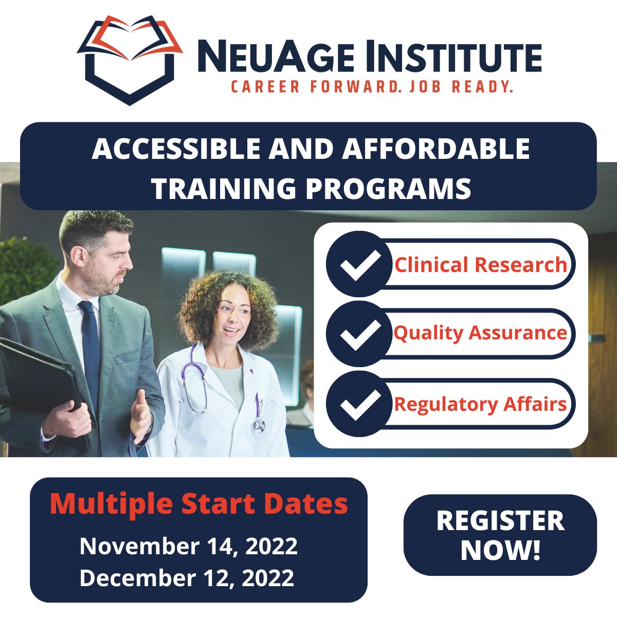 Get started on your pharmaceutical dream with NAI's easy, self-paced and online certificate courses.
For more information, click the link below and register now!
neuageinstitute.com/online-certifi…

#pharmaceutical #clinicalresearch #pharmacovigilance #drugsafety #students #regulatoryaffairs